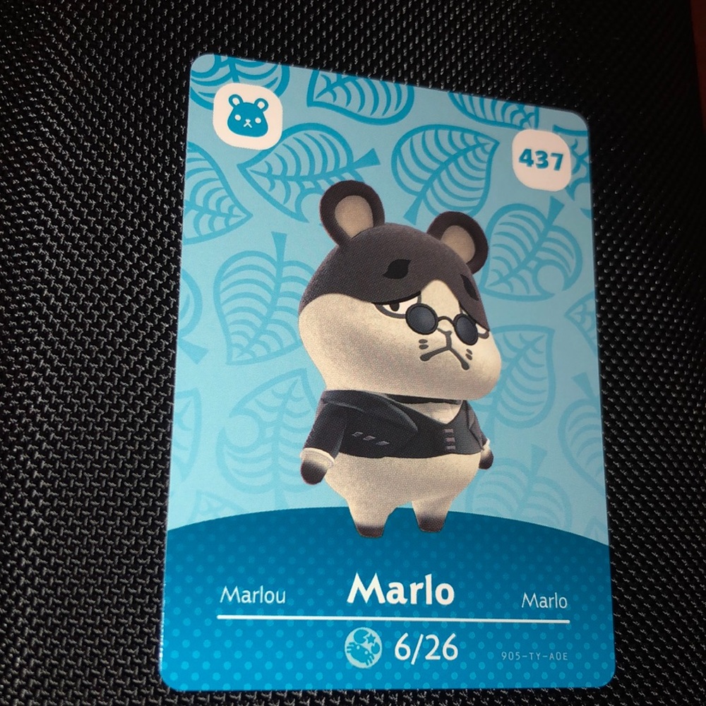 Animal Crossing amiibo - Marlo - card number 437
